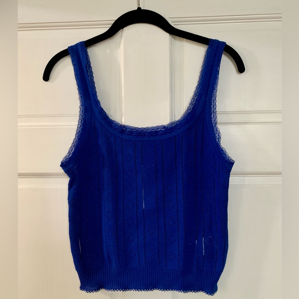 NWT J Crew Pointelle Sweater Tank
